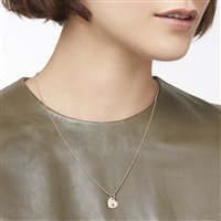 Charm Dodo Cuore in Oro rosa Diamante Black 0.03 Ct DMB7037_HEARL_DBK9R - DMB7037_HEARL_DBK9R